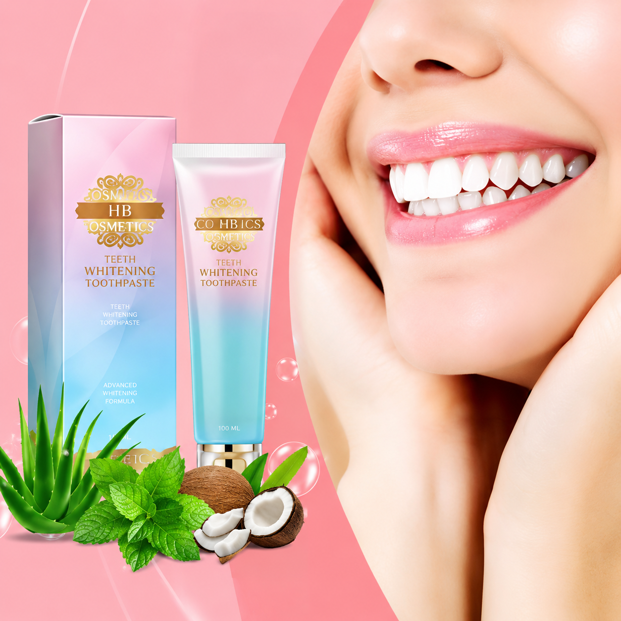 Oralhoe – Nicotinamide Dazzle White Toothpaste for Teeth Whitening (Free Shipping)