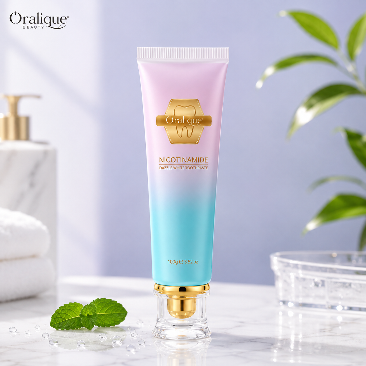 Oralhoe – Nicotinamide Dazzle White Toothpaste for Teeth Whitening (Free Shipping)